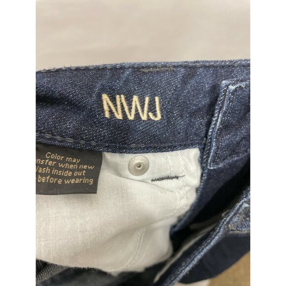 Nine West Broadway jeans size 6 waist 27 bootcut dark denim wash cotton blend - Picture 15 of 16
